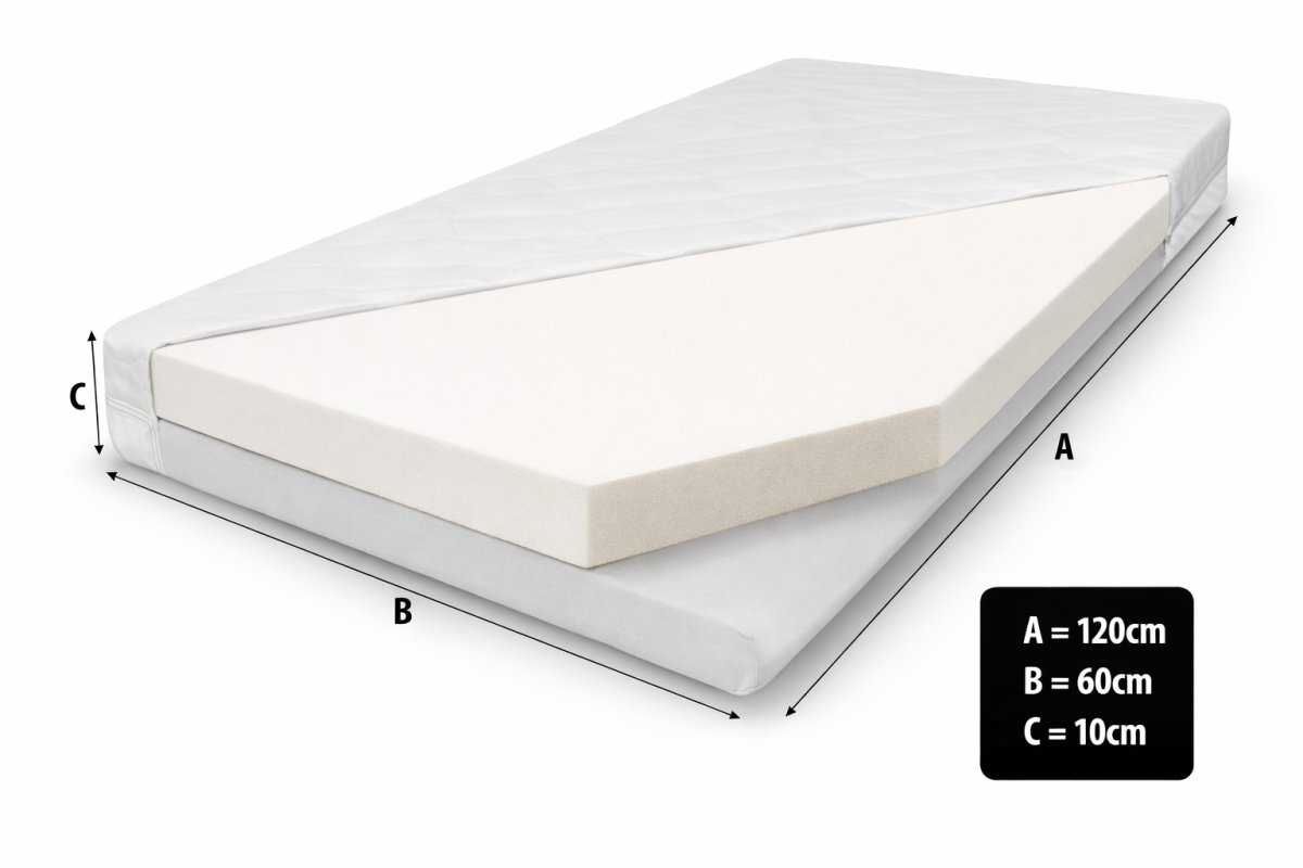 Matrace molitanová 120x60x10 cm. Matrace molitanová 120x60x10 cm.