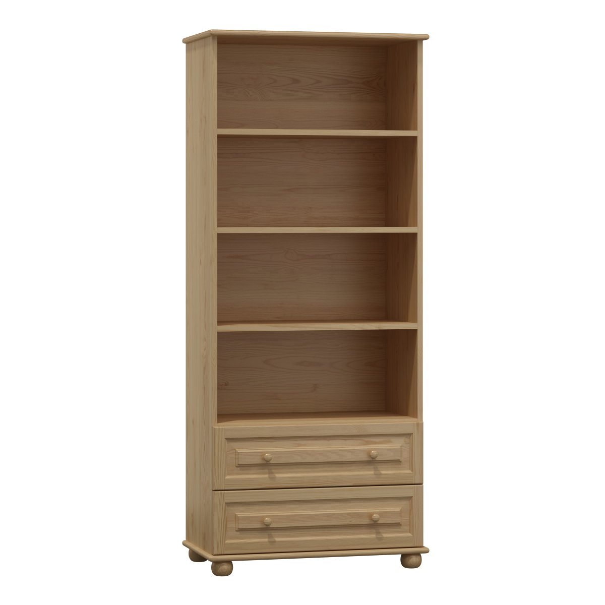 Policový regál z masivu borovice 67 60/190/42 cm
