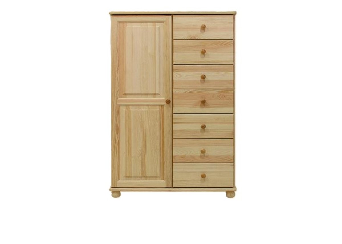 Skříň - prádelník z masivu borovice 74 90/139/42 cm