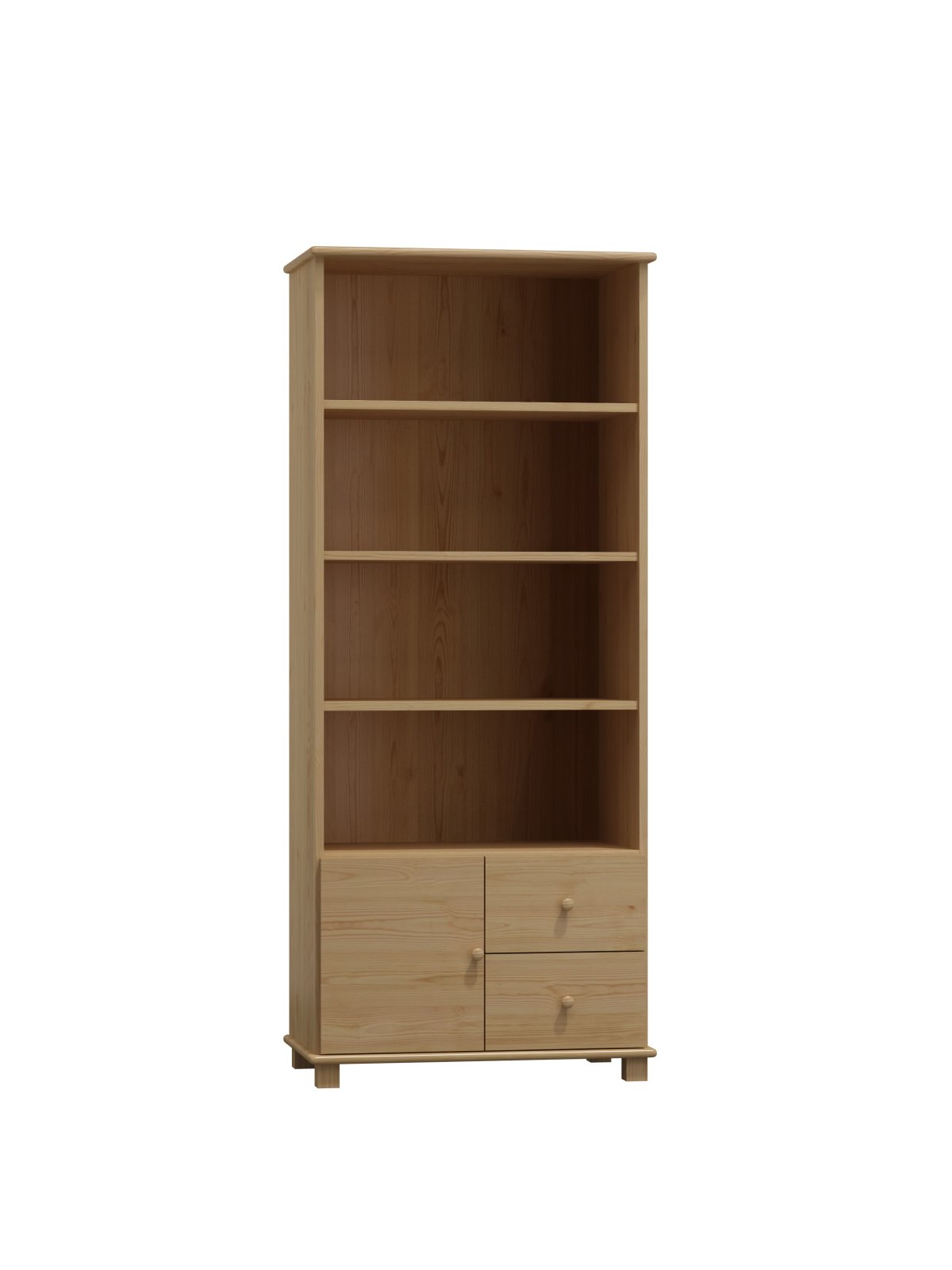 Policový regál z masivu borovice 97 90/190/42 cm