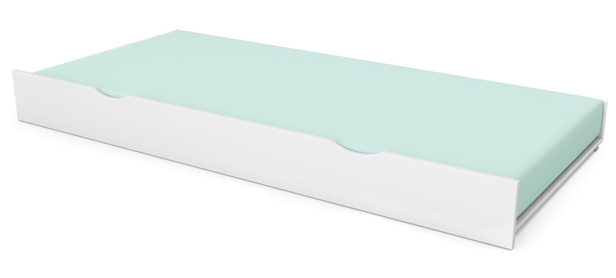 Přistýlka pod postel 190/90 cm bílá