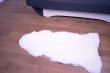 Ovčí kožešina 100% přírodní 100-120 cm bílá  krátký vlas