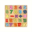 Didaktické dřevěné puzzle - Číslice