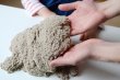 Kinetický písek přírodní 3 kg + kyblík