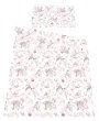 Souprava do postýlky 3 díly - květy