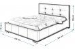 Čalouněná postel Trento 160/200 cm s úložným prostorem kronos
