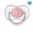 Canpol babies Dudlík 0-6m silikonový symetrický NEWBORN BABY růžový