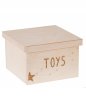 Dřevěný box na hračky TOYS 25x25x20 cm