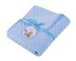 Dětská deka Minky/Soft 80 x 90 cm modrá