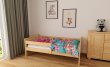 Postel Martin z masivu borovice 180/80 cm - PŘÍRODNÍ + rošt ZDARMA