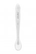 Lžička se silikonovou koncovkou bílá