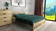 Postel z masivu borovice Abby 180x200 cm + rošt ZDARMA