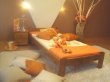 Postel Anetka dub 80x200 plus matrace PUR T25 plus rošt