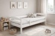 Postel z masivu borovice Anička 160x70 cm bílá + rošt ZDARMA