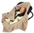 Zavinovací deka do autosedačky - béžová