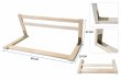 Zásuvná ochranná barierka do postele - 60 cm