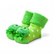 Kojenecké ponožky s chrastítkem 6-12 měsíců žabka zelená-  ABS