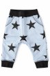Kojenecké bavlněné tepláky modrá hvězda