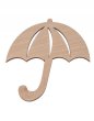 Dětská dřevěná dekorace - Deštník