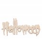Dřevěná dekorace 8x4 cm - Halloween
