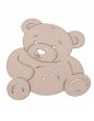 Dětská dřevěná dekorace - Medvídek
