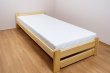 Zvýšená postel z masivu Halle 80x200 cm
