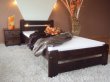 Postel Union ořech 80x200 plus zdravotní matrace VitalityT25 plus rošt