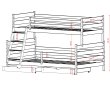 Patrová postel Filip 90x200/120x200 cm + rošty ZDARMA