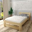 Zvýšená postel z masivu Halina 80x200 cm + matrace Relax 10 cm + rošt ZDARMA