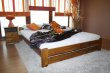 Zvýšená postel z masivu Halle 180x200 cm Dub + rošt ZDARMA