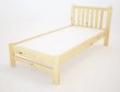 Postel z masivu smrk Kinga 80x200 + rošt ZDARMA