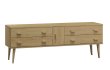 Komoda z masivu borovice Nord K4/2S 175/58,5/42 cm / přírodní