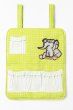 Kapsář na postýlku slon zelený