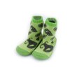 Froté ponožky pro děti s gumovou podrážkou KDI 006 green