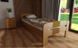 Postel z masivu borovice Bohdana 90x200 cm olše + rošt ZDARMA