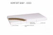Zdravotní matrace Comfort baby Coco 120 x 60 cm