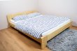 Postel Káťa z masivu borovice 4 cm - 180x200 cm + rošt ZDARMA