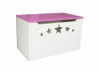 Box na hračky / hvězdy růžové