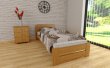 Postel z masivu borovice Petra 90x200 cm olše + rošt ZDARMA
