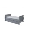 Postýlka 140/70 cm Margit - šedá - 3v1 se šuplíkem