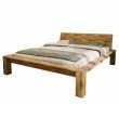 Postel Aalborg 140x200 cm masiv dub - rustical + rošt ZDARMA