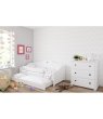 Postel Zina 160/80 cm - bílá + matrace + šuplík 