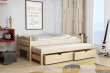 Dětská postel s výsuvem Dušan 80x180 cm + šuplíky a rošt ZDARMA