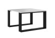 Konferenční stolek 67 x 67 cm mini - bílá / černá