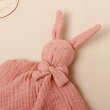 Roztomilý muchláček pro kojence - Zajíček/ starorůžová