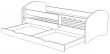 Postel Nela N20S 180/90 cm + matrace + šuplík růžová
