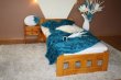 Postel Nika olše 90 x 200 cm zvýšená plus matrace Relax