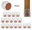 Ochranné krytky na nábytek 25-29 mm - 16 ks
