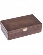 Krabička dřevěná 28x16x8 cm - bronz
