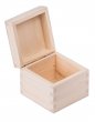 Krabička dřevěná na čaj  10x10x7,5 cm
